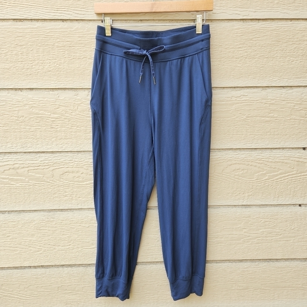 Lululemon Ready to Rulu High-Rise Cropped Jogger Mineral Blue size 6